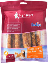 4 + 1 på köpet! 5 x Hansepet Cookies hundgodis - Tuggrullar med kycklingfilé XL (5 x 450 g)