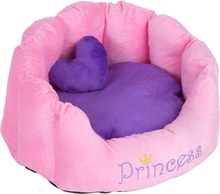 Snuggle Bed Princess kattbädd / hundbädd - L 45 x B 40 x H 30 cm
