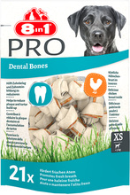 8in1 Delights Pro Dental -puruluut kanatäytteellä - XS: 252 g (21 kpl)
