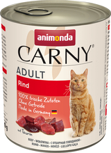 Økonomipakke: Animonda Carny Adult 12 x 800 g - Rent storfekjøtt