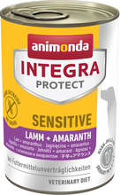 Ekonomipack: 24 x 400 g Animonda Integra Protect i konservburk - Sensitive Lamm & amarant