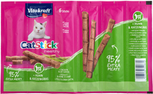 Vitakraft Cat Stick Healthy kattgodis Ekonomipack:cKyckling & kattgräs 24 x 6 g