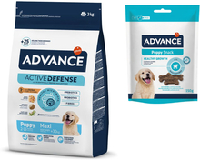 1,5/3 kg Advance Puppy + 3 x 150 g Snack på köpet! - Maxi Puppy Protect 3 kg + Puppy Snack - 3 x 150 g