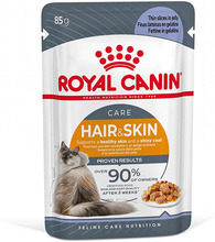 Royal Canin Hair & Skin Care - oheen märkäruoka: 12 x 85 g Royal Canin Intense Beauty in Jelly