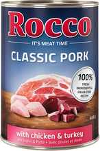 Ekonomipack: Rocco Classic Pork 12 x 400 g - Kyckling & kalkon
