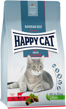 Økonomipakke: 2 poser Happy Cat tørfoder - Indoor Adult Okse (2 x 4 kg)