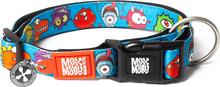 Max & Molly Smart ID Halsband Little Monsters - Grösse L: 39-62 cm Halsumfang, B 25 mm