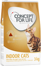 Concept for Life Indoor Cats - förbättrad formel! - 3 kg