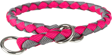 Trixie Cavo Pull Stop halsband, fuchsia/grafit - Stl. M-L: 43-51 halsomfång, ø 18 mm