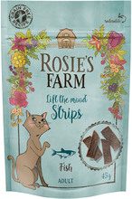 Rosie's Farm Snack "Strips" Fisk - 5 x 45 g