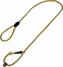 TIAKI Twist retrieverlina - 170 cm lång, Ø 12 mm - grön/brun