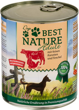 Best Nature Dog Adult -säästöpakkaus 12 x 800 g - kalkkuna, nauta & porkkana