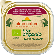 Almo Nature BioOrganic Maintenance Ekologisk 9 x 300 g - Ekologiskt nötkött & ekologiska grönsaker