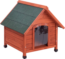 Spike Komfort hundehus med plastic-dør - Str. S: B 72 x L 76 x H 76 cm