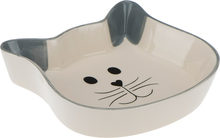 Trixie Cat Face keramikskål - 250 ml, Ø 12 cm