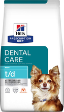 Økonomipakke: 2 / 3 pakker Hill's Prescription Diet hundefoder - t/d Dental Care Mini (3 x 3 kg)
