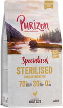 Purizon Adult Sterilized Kylling & Fisk - kornfri - 400 g