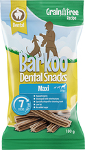 Barkoo Dental Snacks 7 kpl – VILJATON koostumus - suurille koirille 7 kpl (180 g)