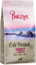Purizon Cold Pressed Turkey with Hemp Oil - Ekonomipack: 2 x 12 kg