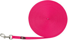 Trixie-jälkiliina, kevyt, fuksianpunainen - koko XS–S: pituus 15 m / leveys 10 mm