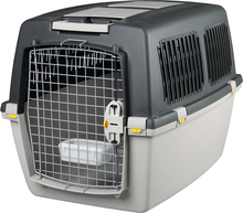 Trixie Gulliver -kuljetuslaatikko & Vetbed Isobed SL Paw -koiranpeitto - P 79,0 x L 58,0 x K 60,0 cm (5-koko)