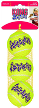 KONG SqueakAir Balls - 3-pack, S: Ø 5 cm