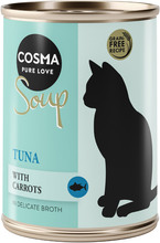 Zum Probierpreis! Cosma Soup 6 x 100 g - Thunfisch mit Karotte