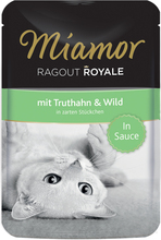 Miamor Ragout Royale i saus 22 x 100 g - Kalkun & vilt