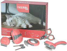 Kerbl Pet plejesæt til katte - Sæt med 7 dele