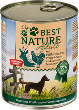 Best Nature Dog Adult -säästöpakkaus 12 x 800 g - riista, kana & pasta