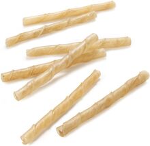 Stort ekonomipack: Barkoo tuggrullar - 500 st à ca 12,5 cm (vridna tuggrullar, natur)