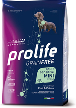 Prolife Grain Free Adult Sensitive Mini Fish & Potatoes for voksne - Sett %: 2 x 7 kg