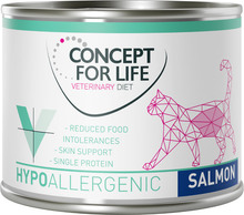 Concept for Life Veterinary Diet Hypoallergenic Salmon - Ekonomipack: 24 x 185 g