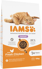10 kg / 15 kg IAMS katt foder till sparpris! - Vitality Adult Hairball Chicken (10 kg)