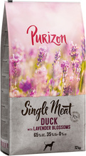 Purizon Single Meat Adult Duck & Apple with Lavender Blossoms - Ekonomipack: 2 x 12 kg