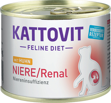 Økonomipakke: 24 x 185 g Kattovit Specialdiæt - Renal - Kylling (24 x 185 g)