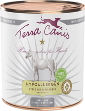 Ekonomipack: Terra Canis Hypoallergenic 12 x 800 g - Häst med jordärtskocka