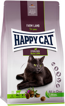 Økonomipakke: 2 poser Happy Cat tørfoder - Sterilised Adult Lam (2 x 10 kg)