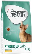SÆRPRIS! 10 kg / 9 kg Concept for Life! - Sterilised Cats Kylling 10 kg