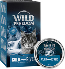 Ekonomipack: Wild Freedom Adult 24 x 85 g - Cold River - Salmon & Chicken