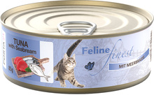 5 + 1 gratis! Feline Finest Katzen Nassfutter 6 x 85 g - Thunfisch mit Meerbrasse