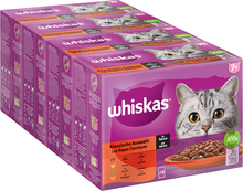Megapakke Whiskas 7+ /11+ Senior 96 x 85 g Porsjonsposer - 7+ Klassisk utvalg i saus