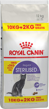 10 + 2 kg gratis! 12 kg Royal Canin Feline - Sterilised 37