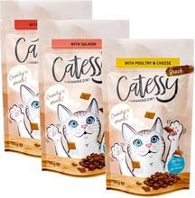 Catessy Snacks -kokeilupakkaus 3 x 65 g, monta makua - 3 makua