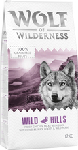 Økonomipakke: 2 x 12 kg Wolf of Wilderness - Wild Hills And