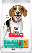 Hill's Science Plan Adult 1+ Perfect Weight Medium Kylling - 12 kg