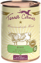 Terra Canis Classic 6 x 400 g - Nötkött med morot, äpple & brunt ris
