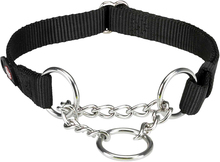 Trixie Premium Pull Stop-halsbånd svart - Størrelse M-L: 35-50 cm nakkeomkrets, B 20 mm