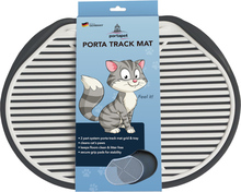 Soft Touch Track Mat - toalettmatta för kattlådan - Silver