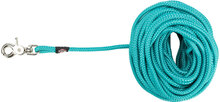 Trixie Sporline rund med Trigger Snap Hook, ozean - Størrelse S - L: 5 m lang, Ø 6 mm